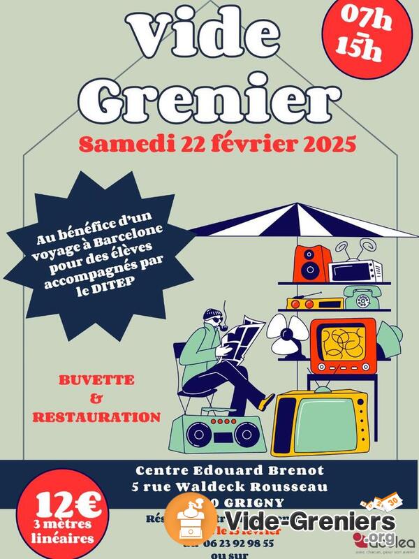 Vide grenier du DITEP Les Eaux Vives