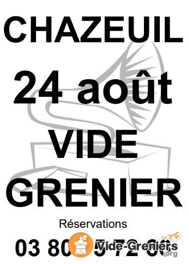 Vide grenier du Foyer Rural de Chazeuil