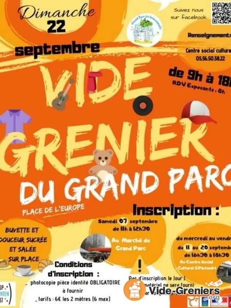 Vide grenier du Grand Parc