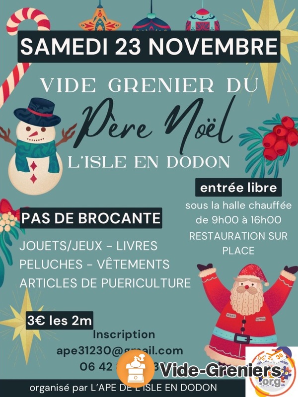 Vide grenier du Père Noël