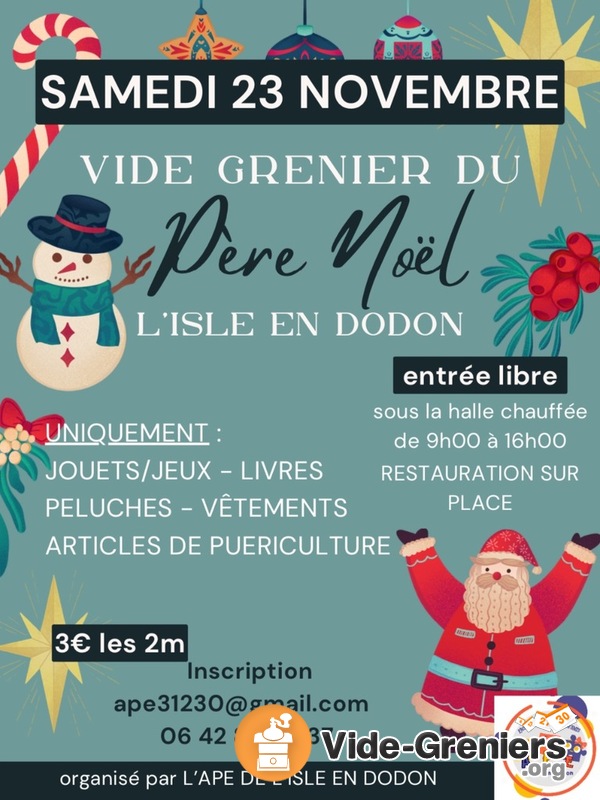 Vide grenier du Père Noël