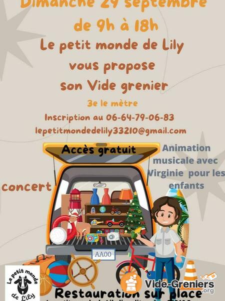 Vide grenier du petit monde de Lily