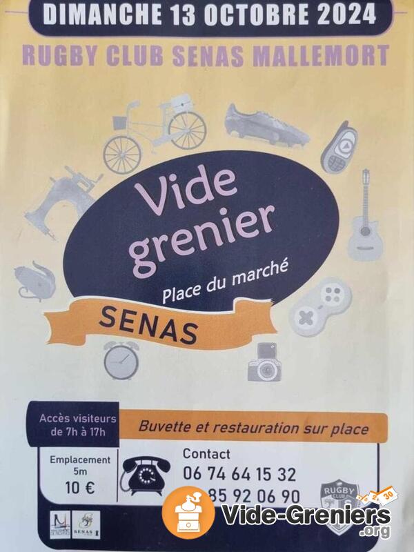 VIDE GRENIER DU RCSM Rugby Club Sénas Mallemort