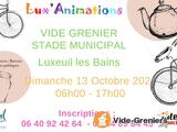 Vide grenier du Stade Municipal Luxeuil - LUXANIMATIONS