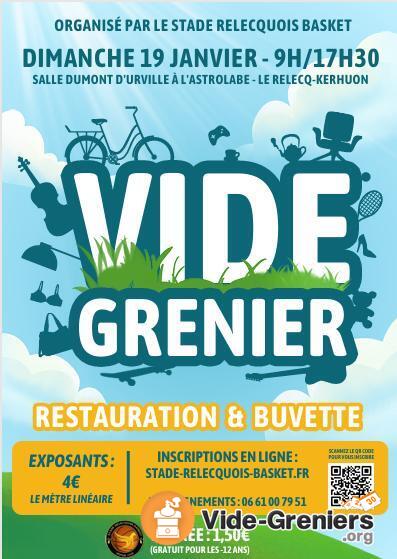 Vide grenier du stade relecquois basket