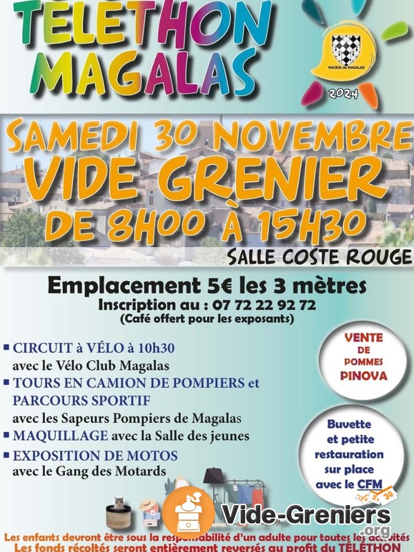 Vide grenier du telethon