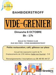 Vide grenier du tennis club