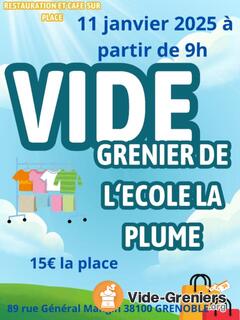 Photo de l'événement Vide grenier Ecole la plume