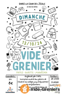 Photo de l'événement Vide grenier école primaire Jeanne d’Arc