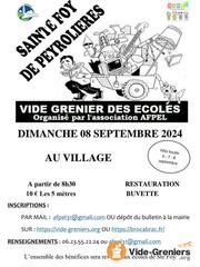 Photo de l'événement Vide grenier des écoles durant la fête locale du village