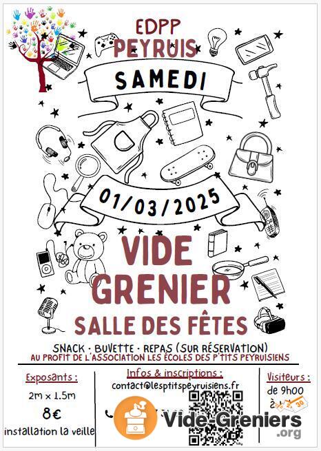 Vide Grenier des écoles des P'tits Peyruisiens