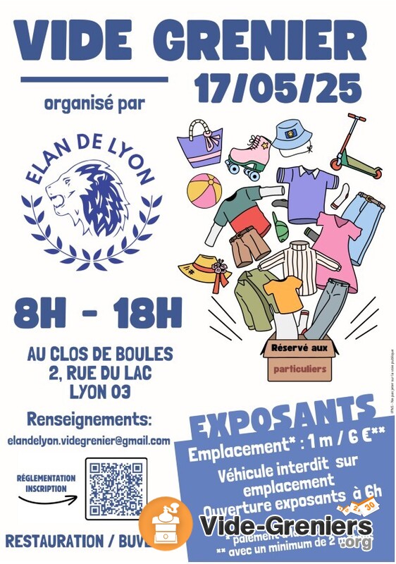 Vide grenier elan de lyon