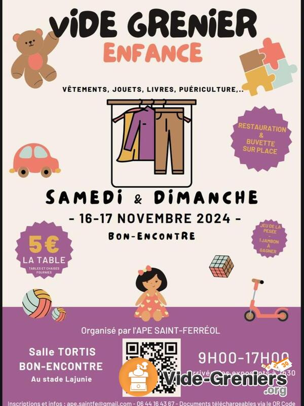 Vide grenier enfance