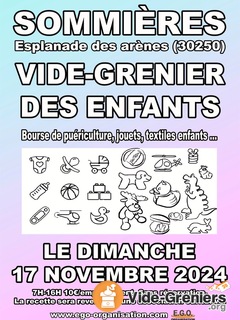 Vide-grenier des enfants