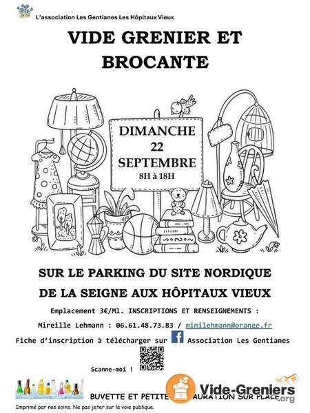 Vide grenier et brocante des gentianes