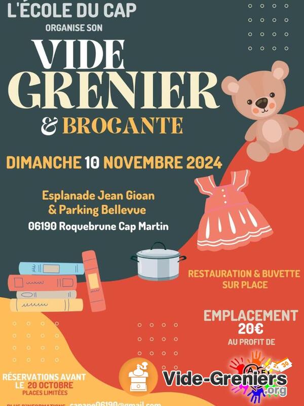 Vide Grenier et Brocante de L'Ecole du Cap Martin