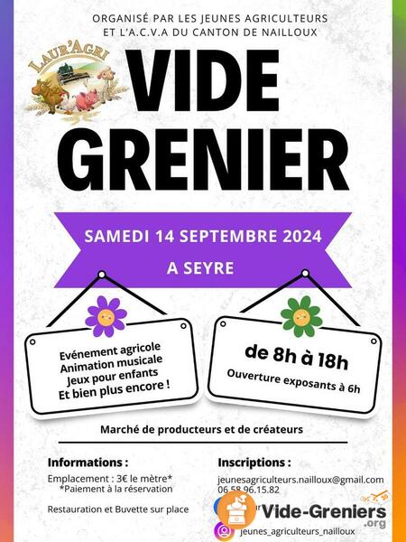 Vide grenier et fête agricole