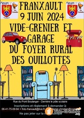 Vide grenier et garage du Foyer Rural des Ouillottes