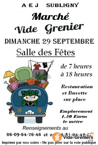 Vide grenier et marche artisanal