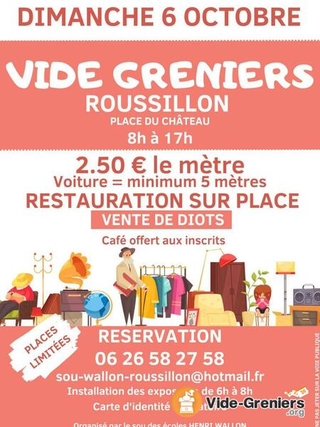 Vide-grenier et vente de diots