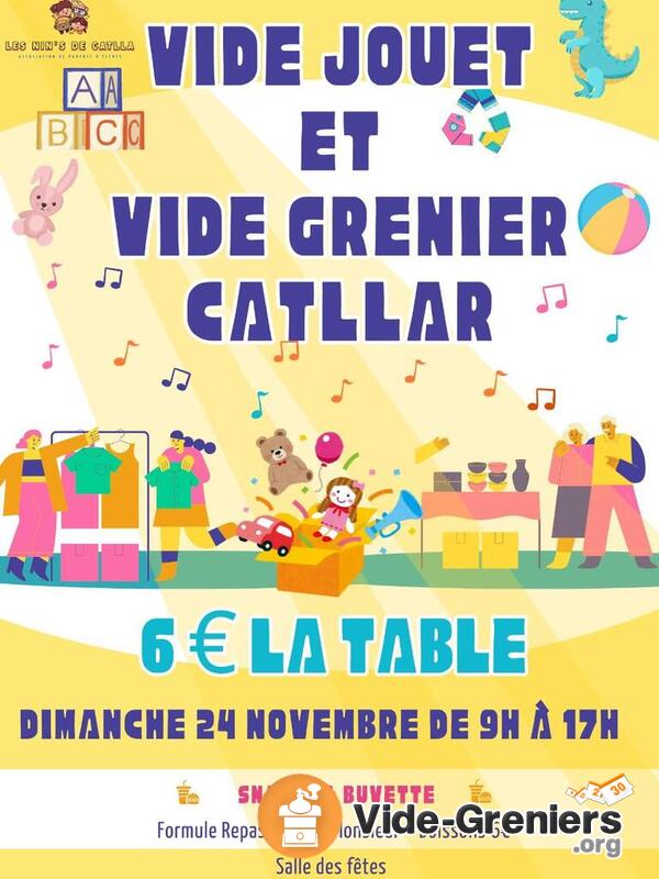 Vide grenier et vide jouet