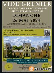 Photo de l'événement Vide-grenier et visite du Château du Pineau-Champ sur Layon