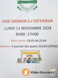 Photo Vide grenier extérieur à Capens