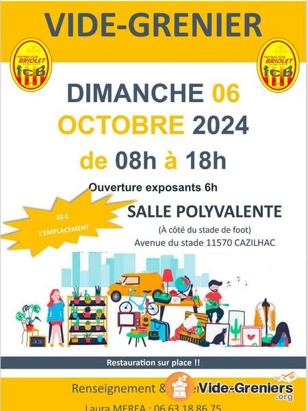 Vide grenier FC Briolet