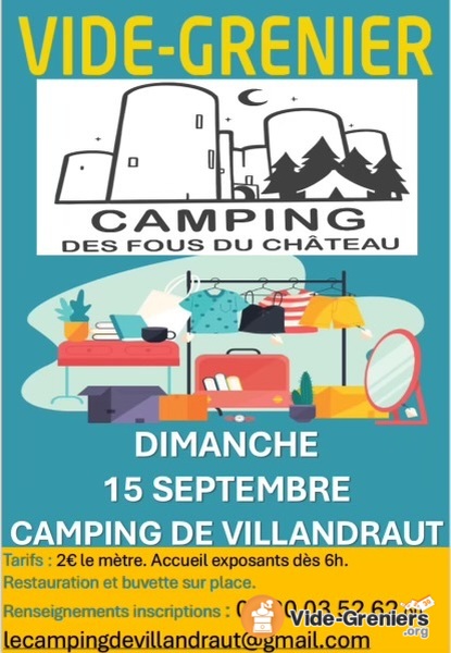 vide grenier fin de saison camping de villandraut