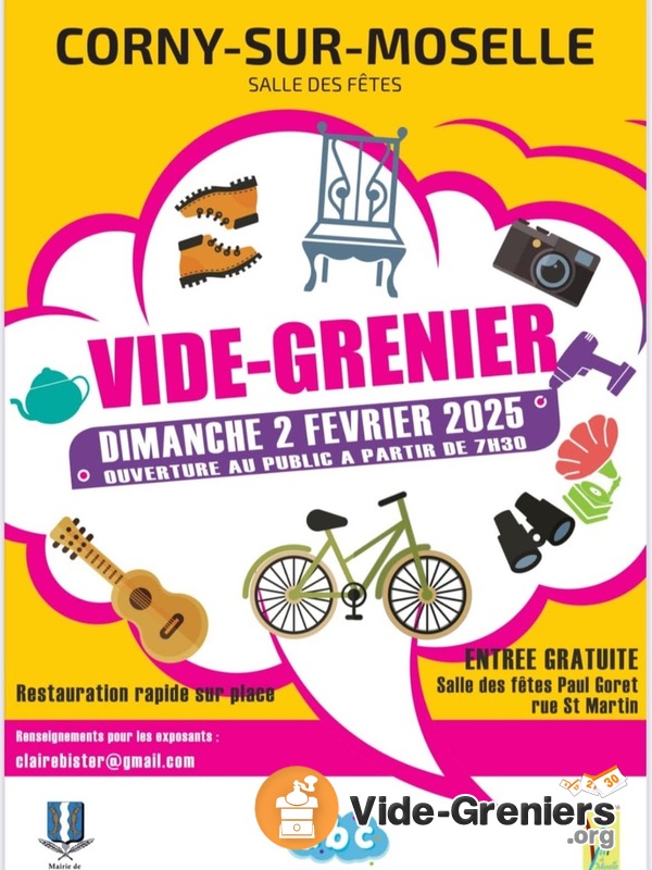 Vide grenier d’hiver de corny sur Moselle