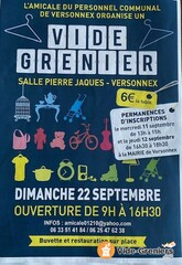 Photo de l'événement Vide grenier de l'amicale du personnel communal de versonnex