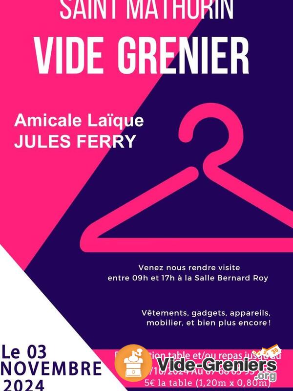 Vide grenier de l'amicale laïque