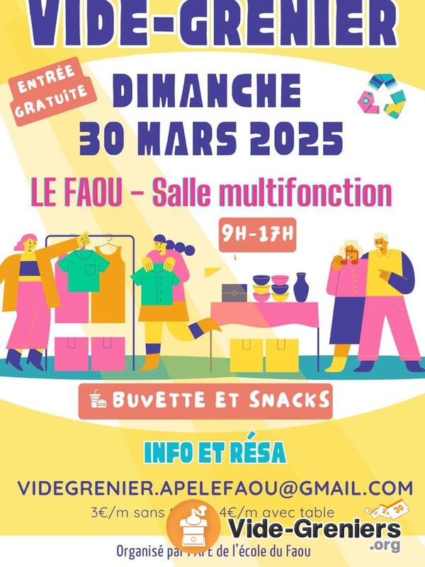 Vide-grenier de l'APE de l'école du Faou