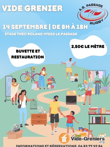 Vide grenier de l’As Passage Rugby