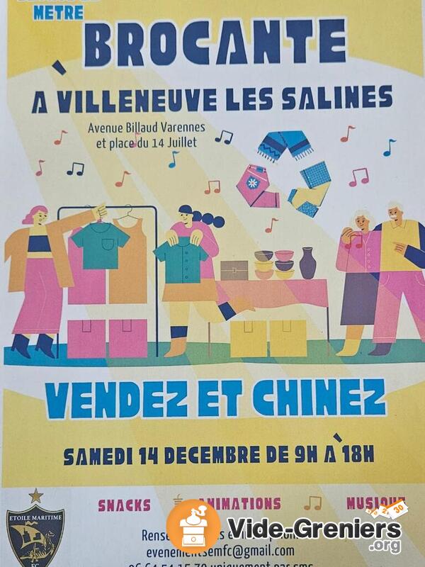 Vide grenier de l'Etoile Maritime FC