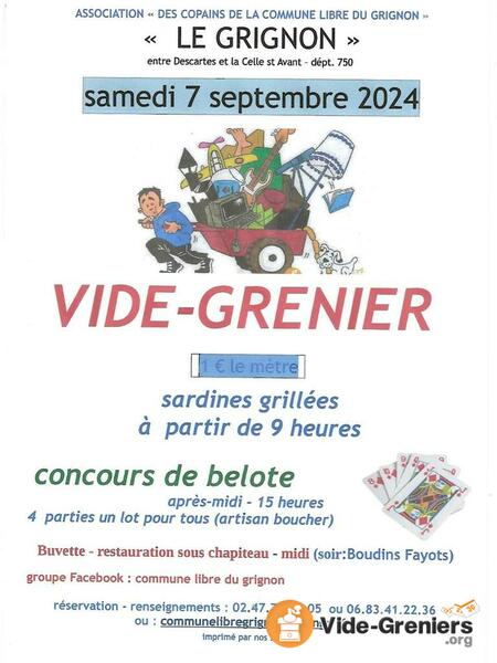 Vide grenier de la Commune Libre du Grignon