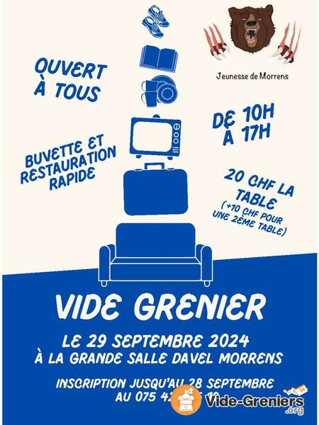 Vide Grenier de la Jeunesse de Morrens