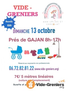 Vide grenier de la Mam Calins et chocolat