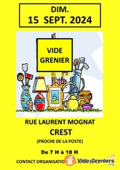 Photo de l'événement Vide grenier de la rue Mognat Crest