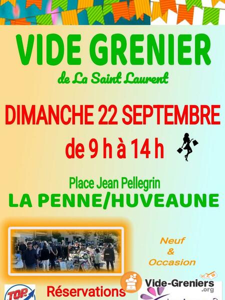 Vide grenier de la Saint Laurent