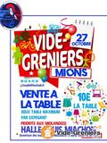 Photo Vide grenier a la table à Mions