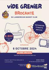 Vide Grenier Lannemezan Basket Club