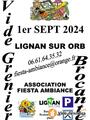 Photo Vide grenier a lignan sur orb 34490 le 01 sept 2024 à Lignan-sur-Orb