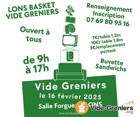 Photo de l'événement Vide Grenier Lons Basket