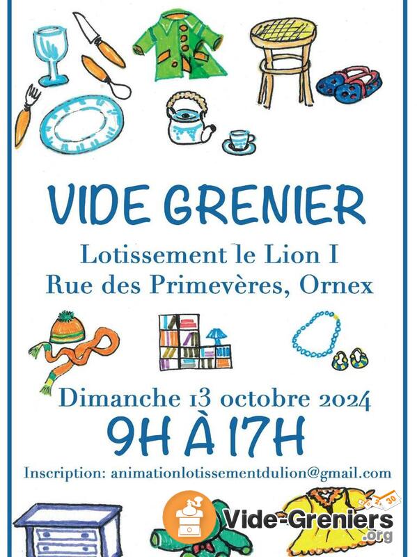 Vide grenier Lotissement Le Lion I