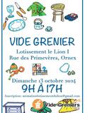 Vide grenier Lotissement Le Lion I