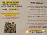 Vide grenier maison livres jouets dressing