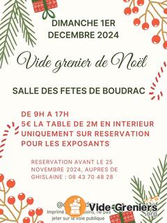 Vide grenier de Noël à Boudrac