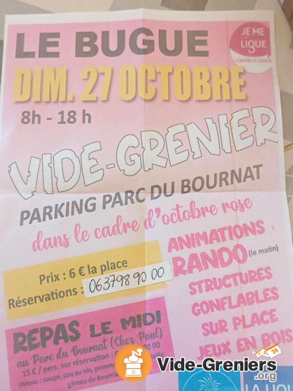 Vide grenier octobre rose