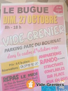 Vide grenier octobre rose